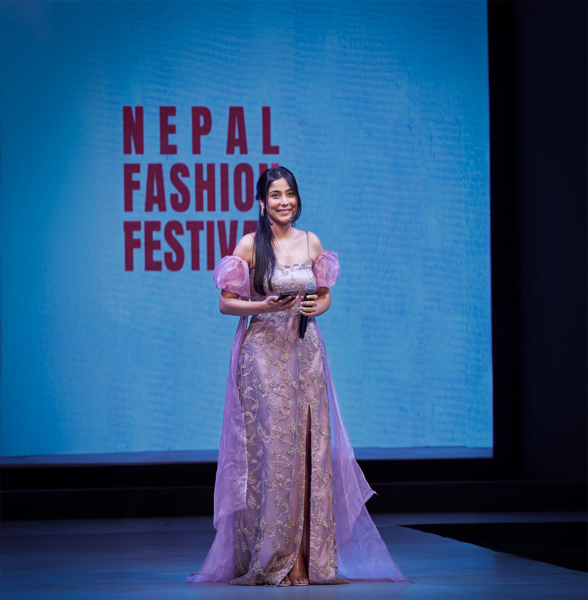 Nepal Fashion Week — Emcee Shreeya Sharma